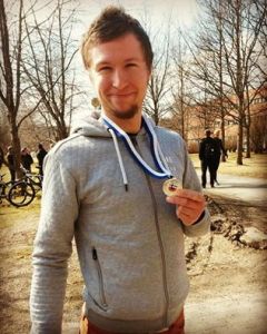 Tomi Ronkainen ja mitalihymy