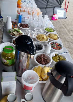 Kuva: Huoltopöytä koreana.